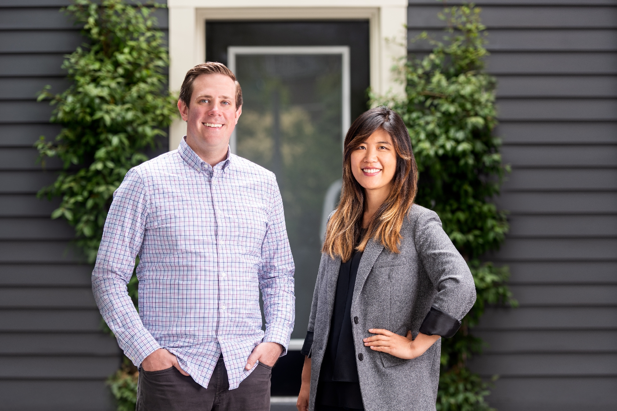  Gloria Lin and her co-founder, Joel Poloney
